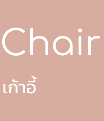 Chair
เก้าอี้